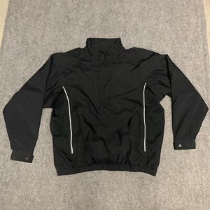 Dryjoys by Footjoy Black Zip Front Jacket Men's XL Long Sleeve Golf - Picture 1 of 10