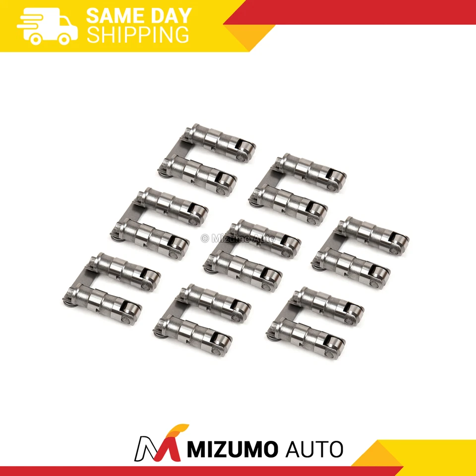 8 Pair Retro fit Hydraulic Roller Lifters for SBC Chevy Chevrolet V8 350 400 - Image 1 of 4