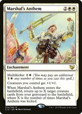 Marshal's Anthem Commander 2015 NM White Rare MAGIC GATHERING CARD ABUGames