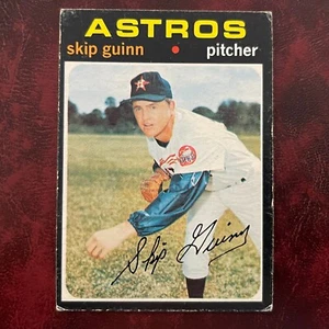 1971 Topps Set SKIP GUINN rare high #741 HOUSTON ASTROS - VG-EX - Picture 1 of 2
