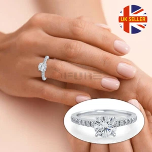 Women Silver Polished Engagement Anniversary Statement Ring Size 10 (20mm) U - V - Picture 1 of 12