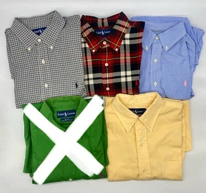 Lote de 4 Camisas Polo Ralph Lauren L/S Abotonadas Calce Clásico Para Hombre Talla L/XL - Imagen 1 de 19