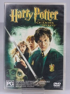 Harry Potter and the Chamber of Secrets DVD Daniel Radcliffe Emma Watson Mark Wi - Image 1 of 2