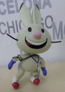 Conejo de nieve original mascota en polvo Salt Lake City 2002 EE. UU. inviernos olímpicos - Imagen 1 de 6