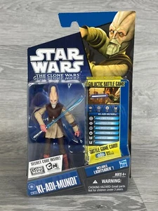 Clone Wars, Jedi KI-ADI-MUNDI, CW25, Star Wars, Variant Sticker Blue Card - Picture 1 of 20