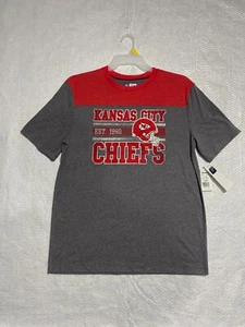 NFL Team Apparel Kansas City Chiefs T-Shirt est 1960 rot/grau neu mit Etikett Größe Large - Bild 1 von 4