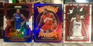 2020-21 Panini Prizm Purple Optic Kawhi Leonard LOT (3) SSP INVEST - Picture 1 of 5