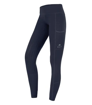 ELT Thermo Winter Reitleggings ELLA nachtblau Damen Gr. 34-46 - H&H Celle