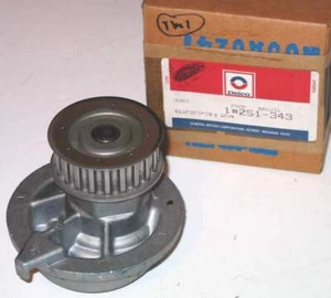 1982-1986 Skyhawk Sunbird Firenza NOS 1.8L water pump 52273124 251-343 - Picture 1 of 1
