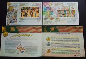 1998 Malaysia KL'98 Commonwealth Games Glorious Moments Mini Sheets Stamps FDC - Picture 1 of 10
