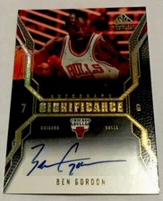 2007-08 SP Game Used SIGnificance #SIBG Ben Gordon Auto - GREAT