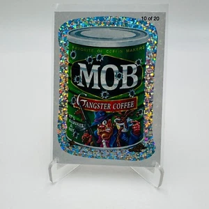 Wacky Packages ANS7 All-New Silver Foil Coupon Back #10 MOB Gangster Coffee - Bild 1 von 6