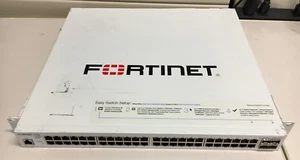 Fortinet FortiSwitch FS-248D-POE Network Switch - 48 Port PoE Managed Switch - Picture 1 of 12