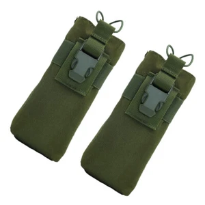 2X Estuche Bolsa con Soporte para Walkie Talkie Baofeng AR-152 UV-5R 3800mAh Radio Bidireccional - Imagen 1 de 11