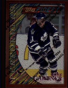 1995-96 Finest Maple Leafs Hockey Card #8 Mike Gartner B