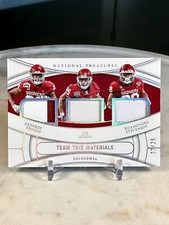 2022 National Treasures Collegiate Team Trio SILVER #22/25 - Oklahoma Sooners