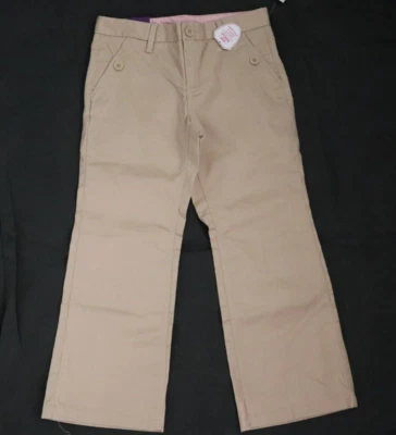 Pantalones Chinos Gap Niños Caqui Niñas Talla 8 Plus Bootcut Uniforme Cintura Ajustable Foto 1 de 4