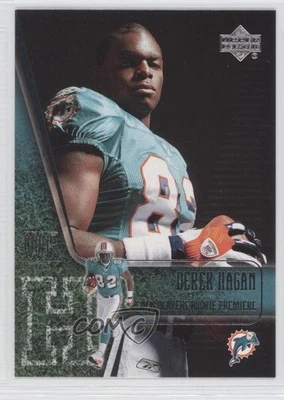 2006 Upper Deck NFL Players Rookie Premiere Derek Hagan #7 RC - Image 1 of 2