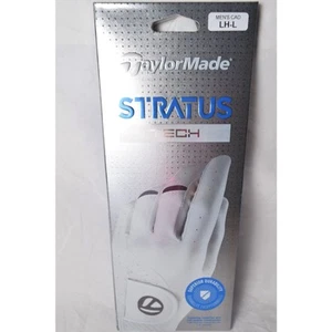 NEW TAYLORMADE STRATUS TECH Golf Gloves Men's LH Glove For RH Player Sz Cadet L - Picture 1 of 4