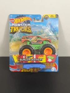 Hot Wheels Monster Jam Truck Van 27/75 Burger Delivery 1/9 Fast Foodie 2021 Nuevo - Imagen 1 de 12