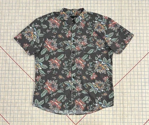 Abstract Art Hawaiian Camp Button Shirt Men Large American Traditional Style - Picture 1 of 16