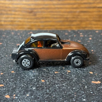 Lesney Matchbox Superfast No.46 1972 chocolate caliente VW Volkswagen Bug Hong Kong Foto 1 de 4