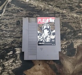 VTG NES NINTENDO PLATOON 8 BIT VIDEO GAME CARTRIDGE SUNSOFT TESTED WORKING