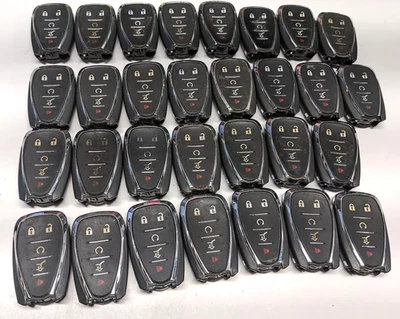 LOT OF 30 OEM CHEVROLET SMART KEY FOB REMOTES HYQ4EA  5 BUTTONS - Image 1 of 4