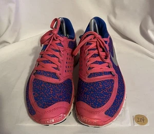 Nike Free 5.0 V4 Hyper Pink/Blue Sneakers Women’s Sz. 9.5M - Picture 1 of 7