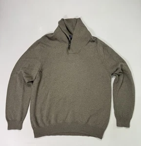 J Crew Herren XL Schalkragen Knebelknopf Outdoor Freizeit klassisch taupe - Bild 1 von 8