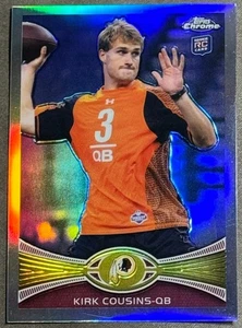 Topps Chrome Kirk Cousins 146 2012 refractor paralelo novato radiocontrol Vikings Redskins - Imagen 1 de 3