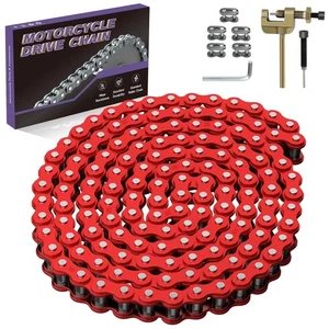 Red 35 Chain Compatible with Mini Bike Coleman CT100U - Picture 1 of 7