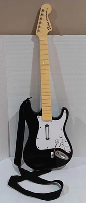 Rock Band Fender Stratocaster Wireless Guitar Nintendo Wii Controller Tested - Image 1 of 4