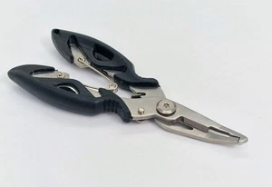 Fishing Scissors Tackle Pliers Lip Grip Line Cutter Braid Split Ring Tool - Picture 1 of 7
