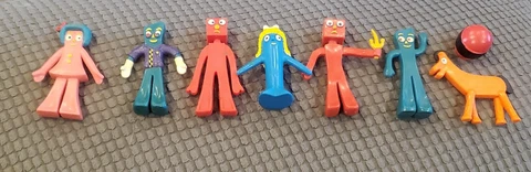 Vintage Trendmasters Gumby And Friends  Figures Lot Of 7 Vintage Toys Cover