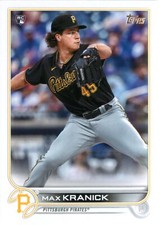 Max Kranick RC 2022 Topps Series 1 Baseball Rookie Card #325 Pittsburgh Pirates