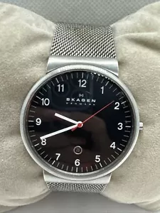 Skagen Ancher SKW6051 Men's Stainless Steel Mesh Analog Dial Quartz Watch AEA189 - Picture 1 of 11
