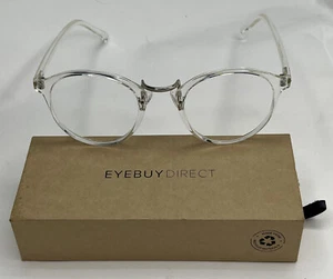 Monturas de gafas de plástico transparente Eyebuydirect Chillax 49-19-145 C5 solamente - Imagen 1 de 12