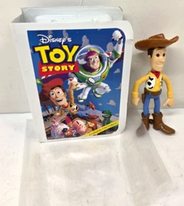 Vintage 1996 Mcdonalds Toy Story Woody Mini VHS Clamshell Case Toy #5 - Picture 1 of 16