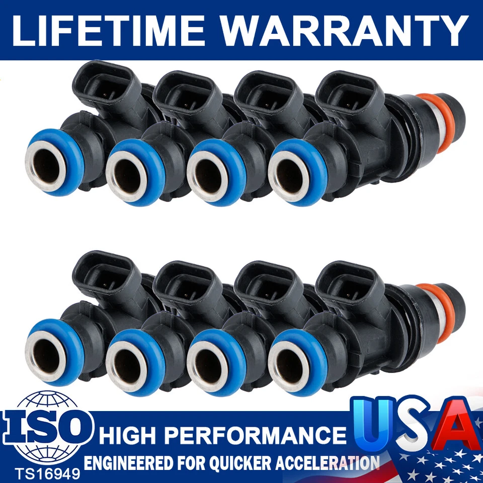 Inyectores de combustible 8x 25317628 para 99-07 Chevy Silverado GMC Cadillac/4,8/5,3 L 6,0 L Foto 1 de 4