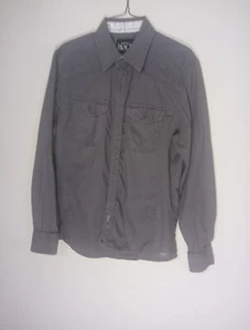 Buckle Black No 48 Athletic Fit Small Mens Shirt Long Sleeve Button Up Gray - Picture 1 of 8