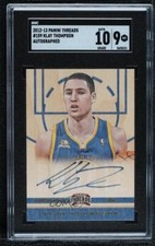 2012-13 Panini Threads Rookies Klay Thompson #159 SGC 9 MINT Rookie Auto RC