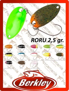 Ondulante Berkley® Area Game Spoon RORU 2,5 gr artificiale monoamo trota lago - Imagen 1 de 27