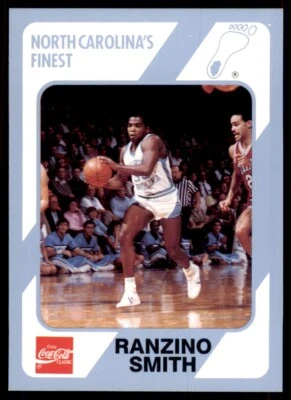 1989-90 Coca Cola Collegiate Collection Ranzino Smith Basketball Cards #169 - Image 1 of 2