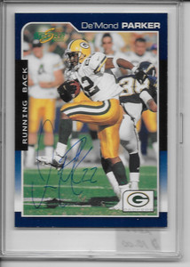 DeMond Parker signed card.