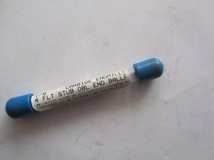 FORD 1/8" Carbide End Mill 4 FLT Stub DBL End Ball USA - Picture 1 of 3