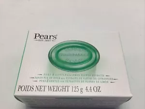 Saponetta pere fiore di limone glicerina trasparente 4,4 once 125 g verde - Foto 1 di 4