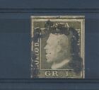 1859 SICILY, n . 5 1 light olive green grain, III Plate, MLH * Signed Colla / A