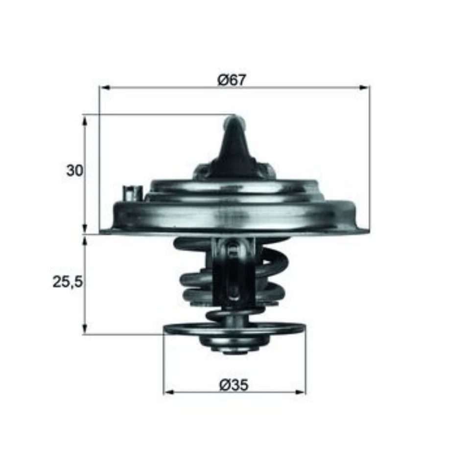 MAHLE Thermostat, Kühlmittel TX 30 92D für AUDI 100/80/A4/A6/A8/COUPE; SKODA SU. - Bild 1 von 1