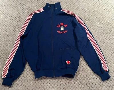 MARC WALDIE 1984 LOS ANGELES USA OLYMPICS MEN’S VOLLEYBALL DESCENTE WARM UPS LA - Image 1 of 4